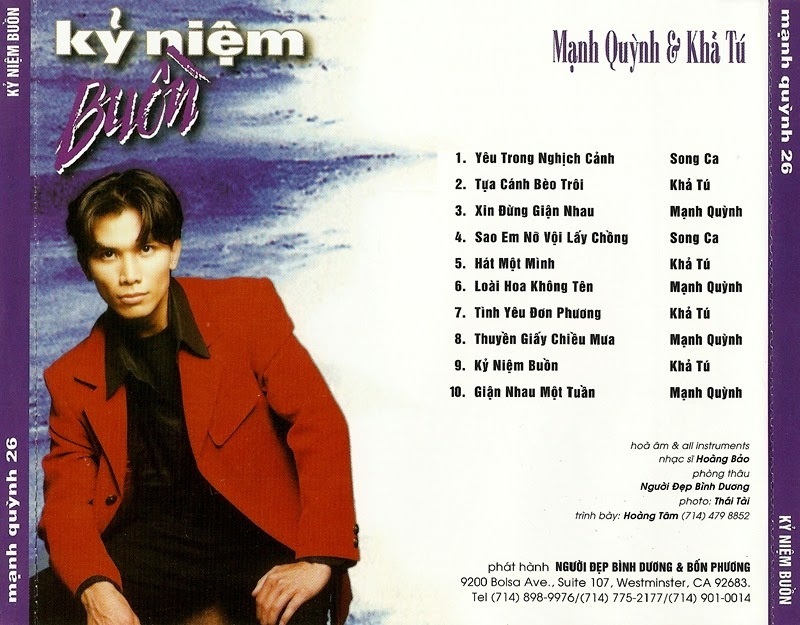 Người Đẹp Bình Dương CD - Kỷ Niệm Buồn