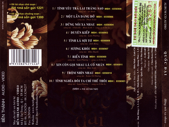 Bến Thành CD - Quốc Đại - Đừng Nói Xa Nhau