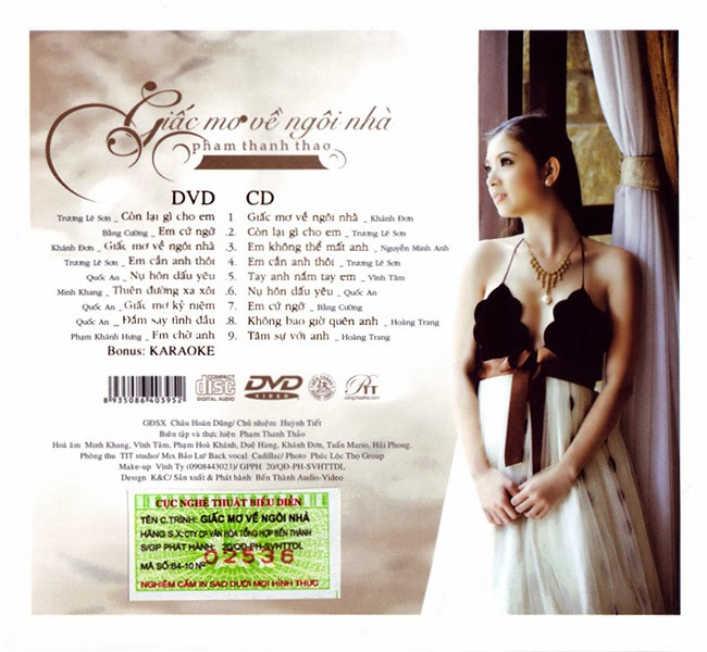 Bến Thành CD - Phạm Thanh Thảo - Giấc Mơ Về Ngôi Nhà