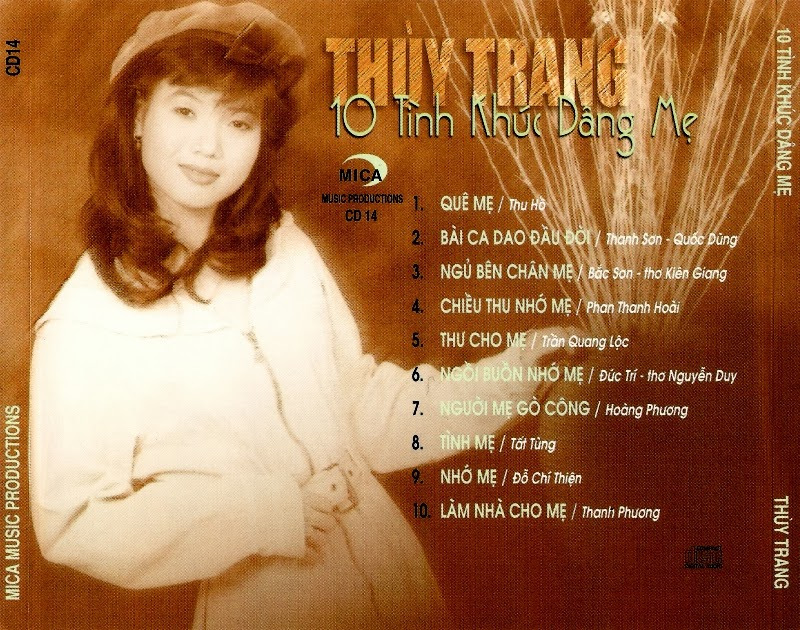 Mica CD014 - Thùy Trang - 10 Tình Khúc Dâng Mẹ