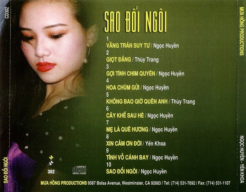 Mưa Hồng CD302 - Sao Đổi Ngôi