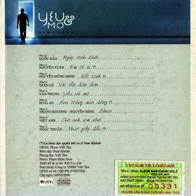 Viết Tân CD - Nam Khánh - Yêu & Mơ