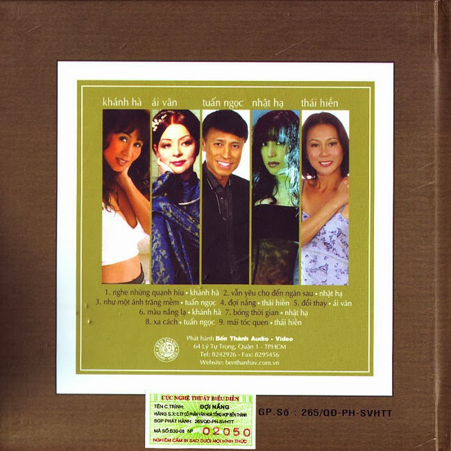 Bến Thành CD - Tình Khúc Huỳnh Thái Bình - Đợi Nắng