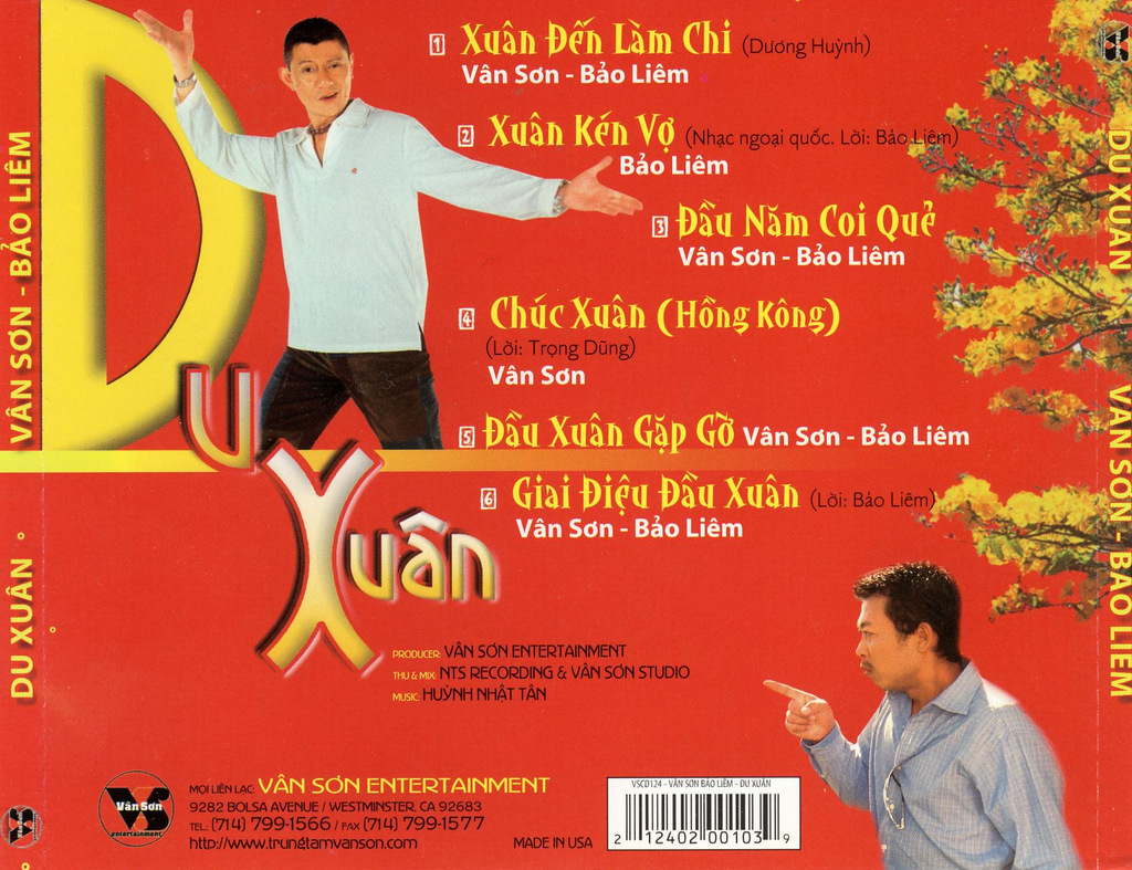 Vân Sơn CD124 - Du Xuân - Vân Sơn, Bảo Liêm