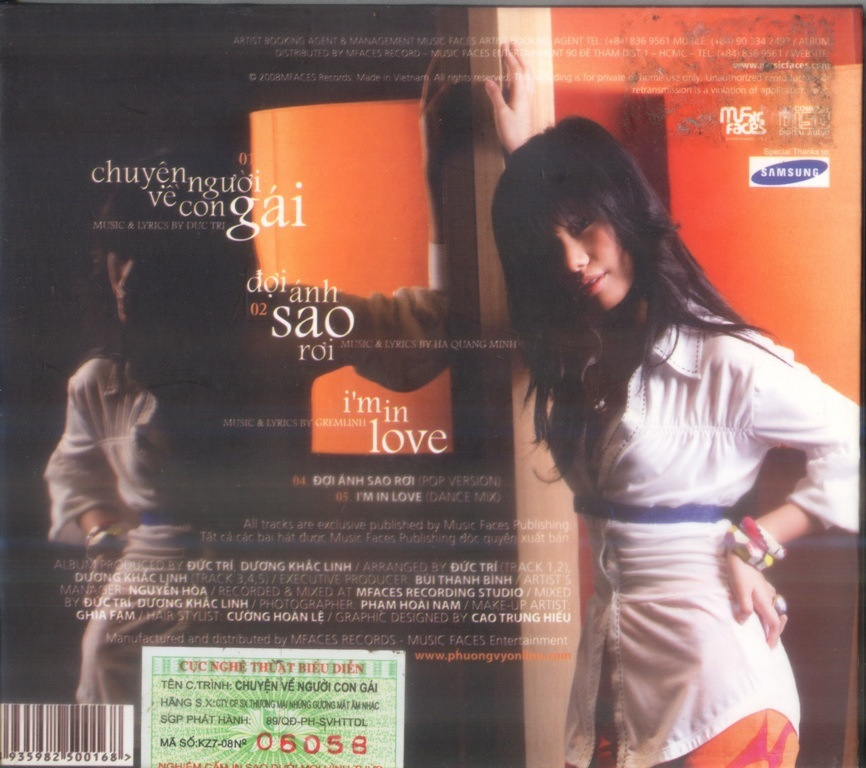Music Faces CD - Chuyện Về Người Con Gái - Phương Vy