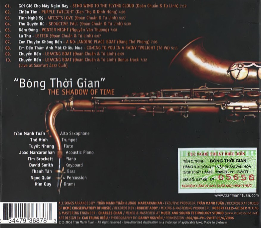 Bóng Thời Gian - Trần Mạnh Tuấn (Saxo)
