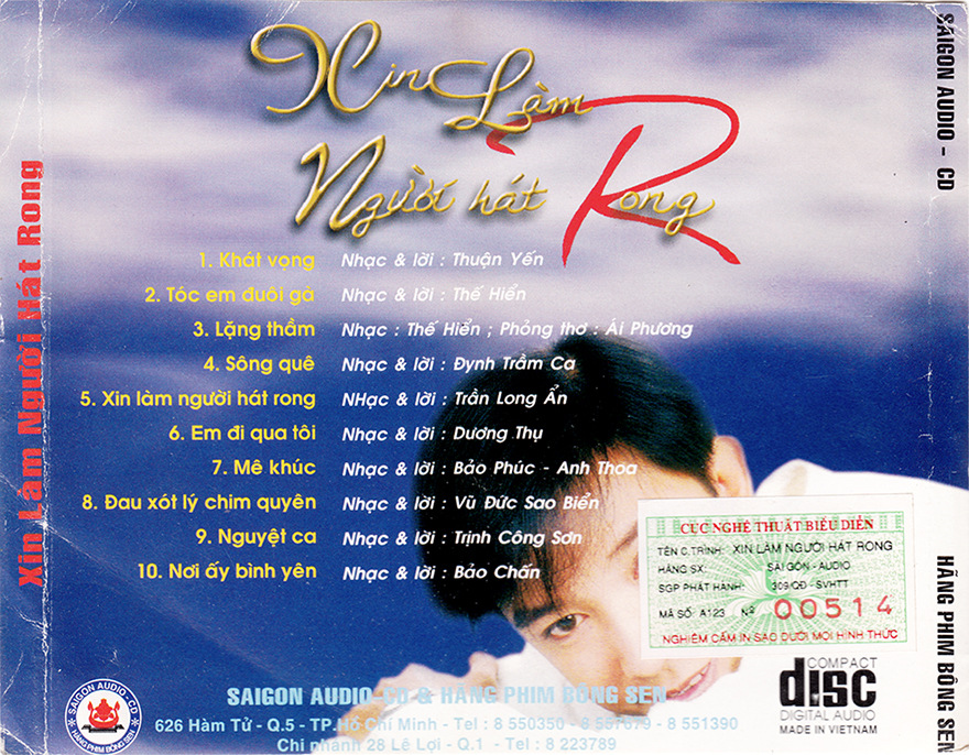 Xin Làm Người Hát Rong - Long Nhật (Sài Gòn CD)