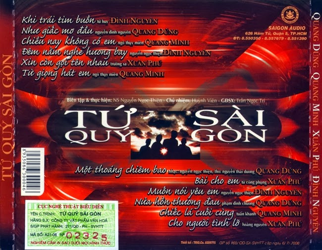 Sài Gòn CD - Tứ Quý Sài Gòn