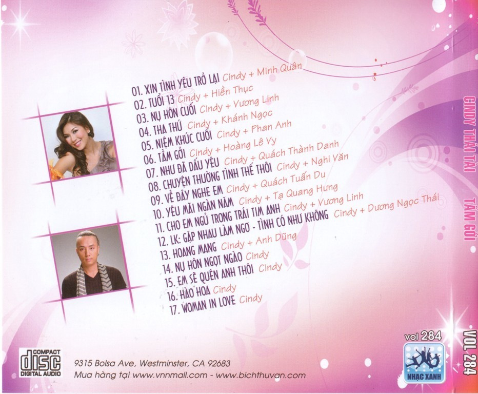 Tầm Gởi - Cindy Thái Tài (Nhạc Xanh CD284)
