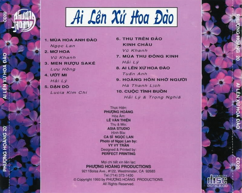 Phượng Hoàng CD020 - Ai Lên Xứ Hoa Đào