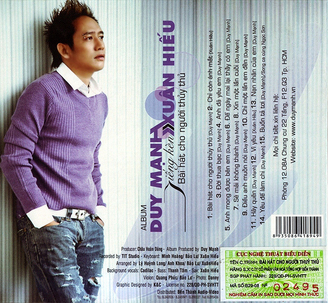 Bến Thành CD - Duy Mạnh & Xuân Hiếu - Bài Hát Cho Người Thủy Thủ