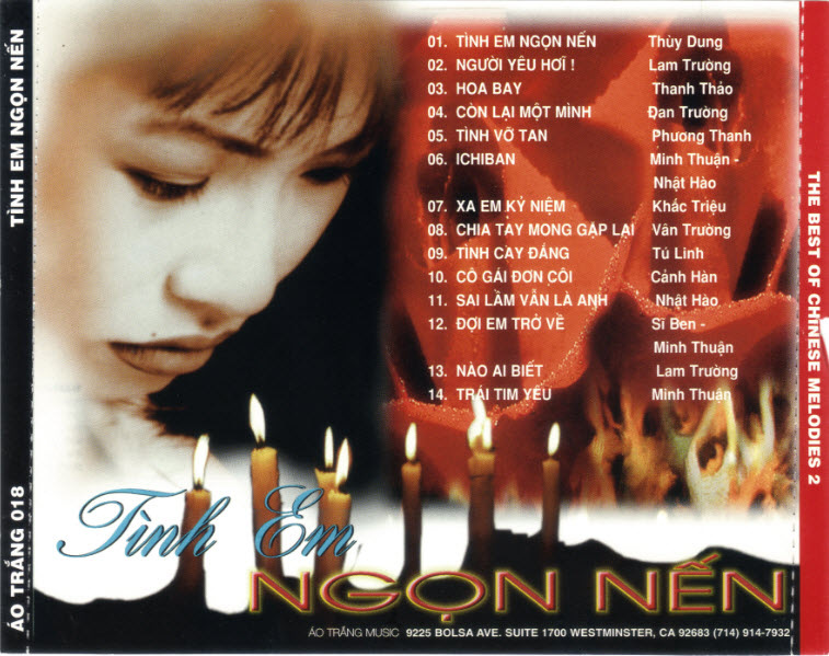 Áo Trắng CD018 - Tình Em Ngọn Nến