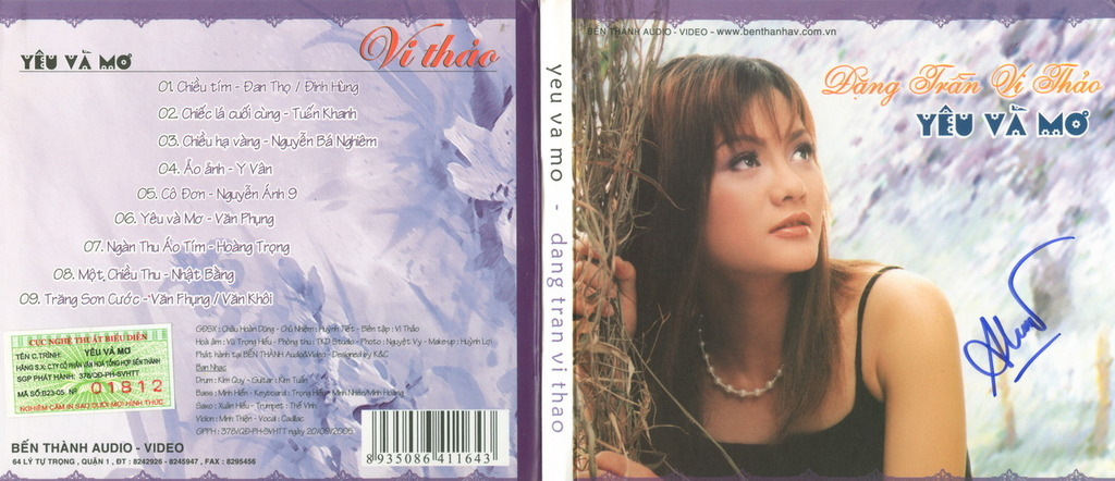 Bến Thành CD -  Vi Thảo Vol.1 - Yêu Và Mơ