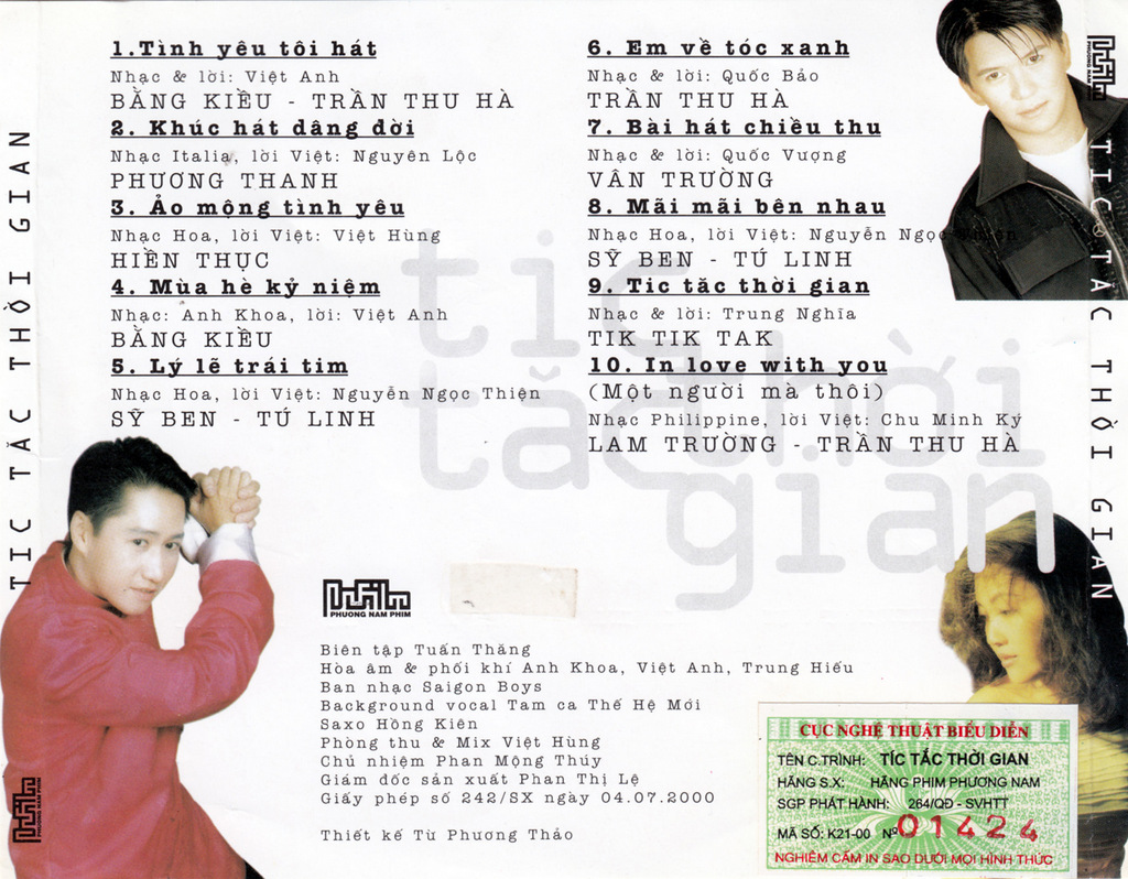 Tíc Tắc Thời Gian (Phương Nam CD)