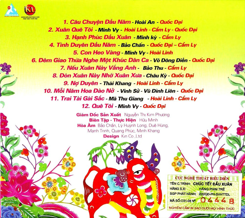 Hãng Phim Trẻ CD - Chúc Tết Đầu Xuân - Cẩm Ly & Hoài Linh & Quốc Đại