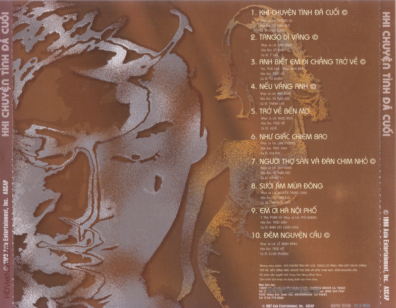 Asia CD107 - Khi Chuyện Tình Ðã Cuối