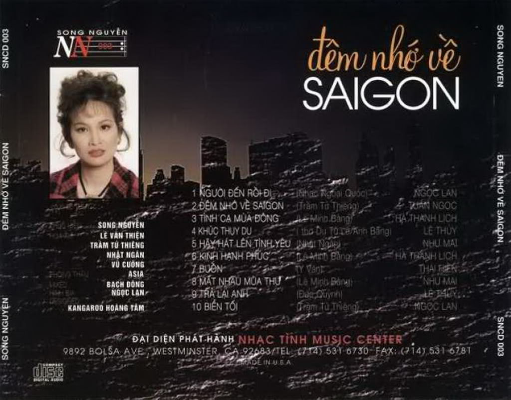 Song Nguyễn CD003 - Đêm Nhớ Về Sài Gòn