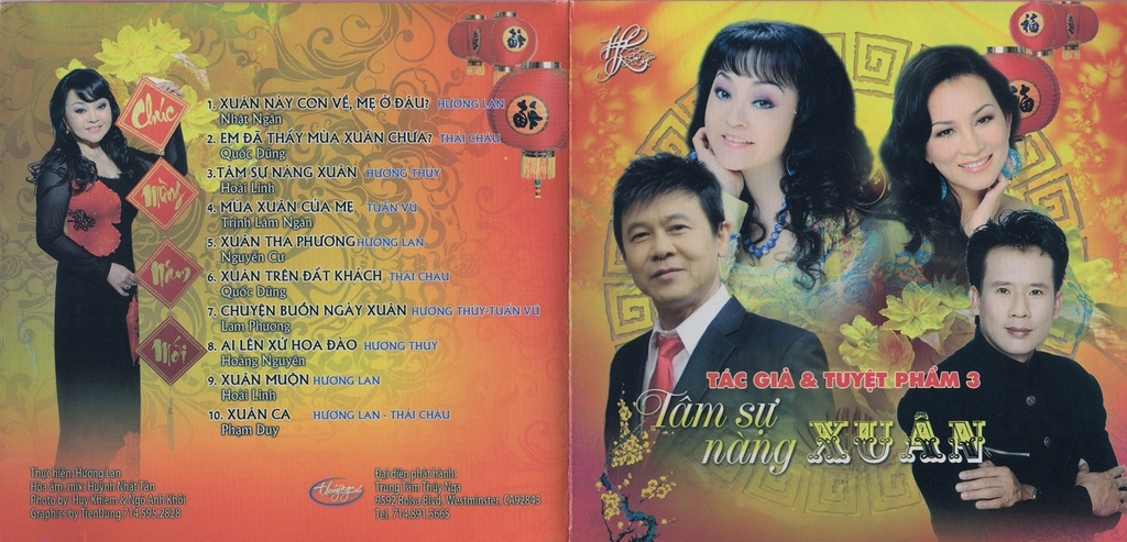Thúy Nga CD - Tác giả và tuyệt phẩm 3 - Tâm Sự Nàng Xuân
