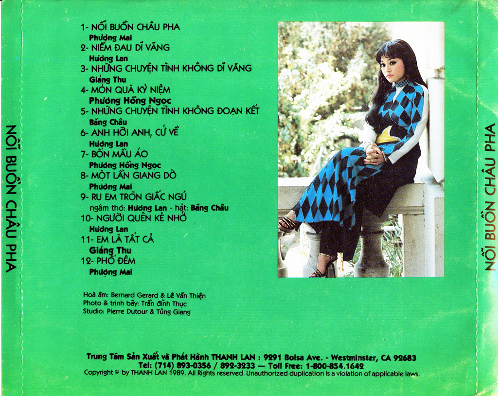 Thanh Lan CD009 - Nỗi Buồn Châu Pha