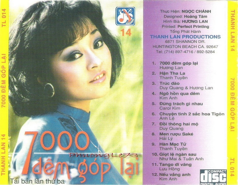 Thanh Lan CD014 - 7000 Đêm Góp Lại