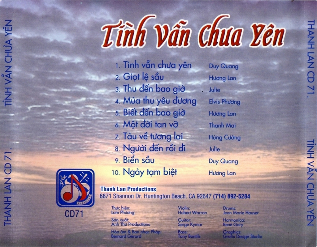 Thanh Lan CD071 - Tình Vẫn Chưa Yên