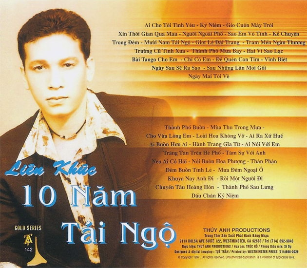 Thúy Anh CD142 - Mười Năm Tái Ngộ