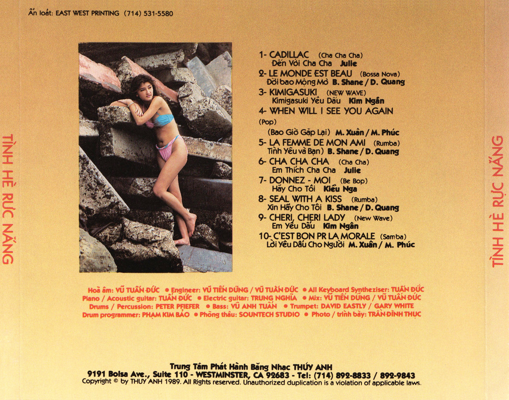 Thúy Anh CD013 - Tình Hè Rực Nắng
