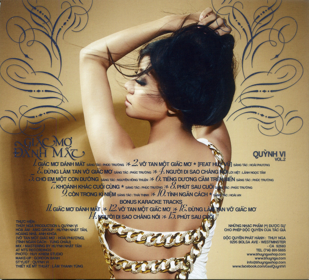 Thúy Nga CD - Giấc Mơ Đánh Mất