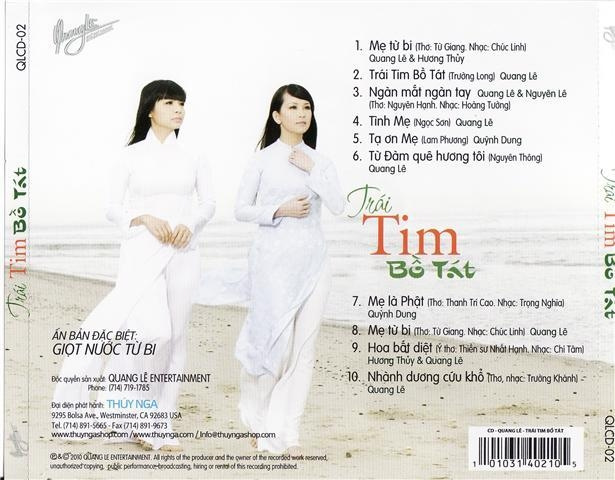Thúy Nga CD - Trái Tim Bồ Tát