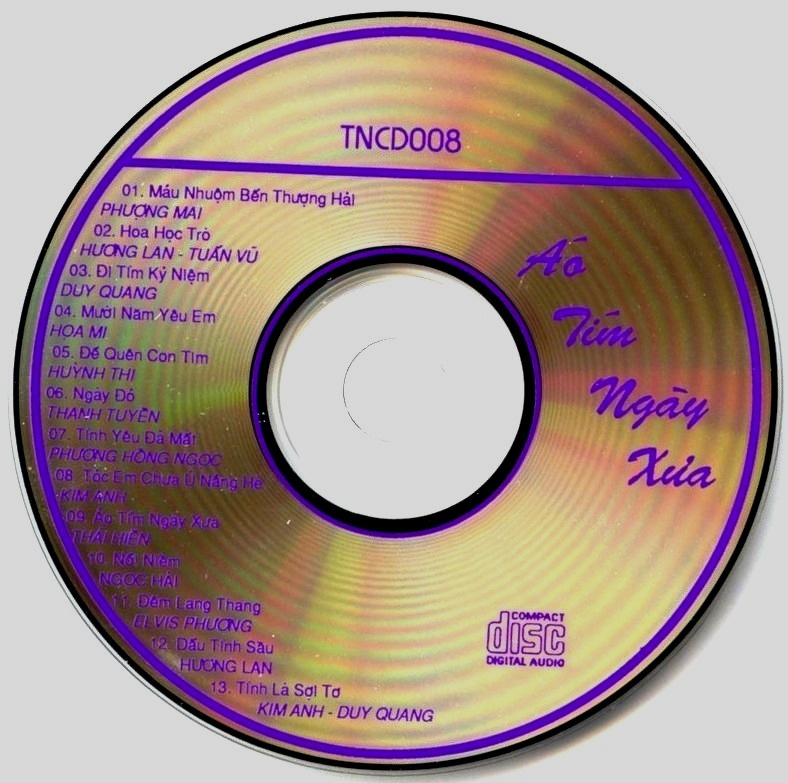 Thúy Nga CD008 - Áo Tím Ngày Xưa