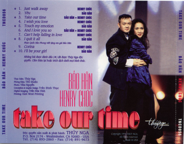 Thúy Nga CD056 - Take Our Time