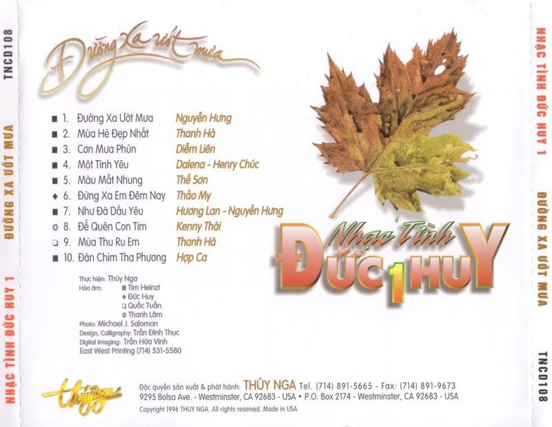 Thúy Nga CD108 - Đường Xa Ướt Mưa