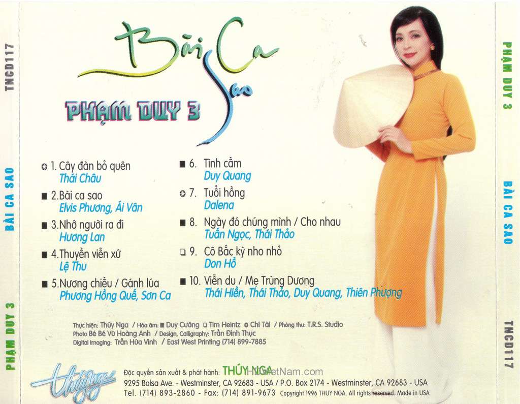 Thúy Nga CD117 - Bài Ca Sao