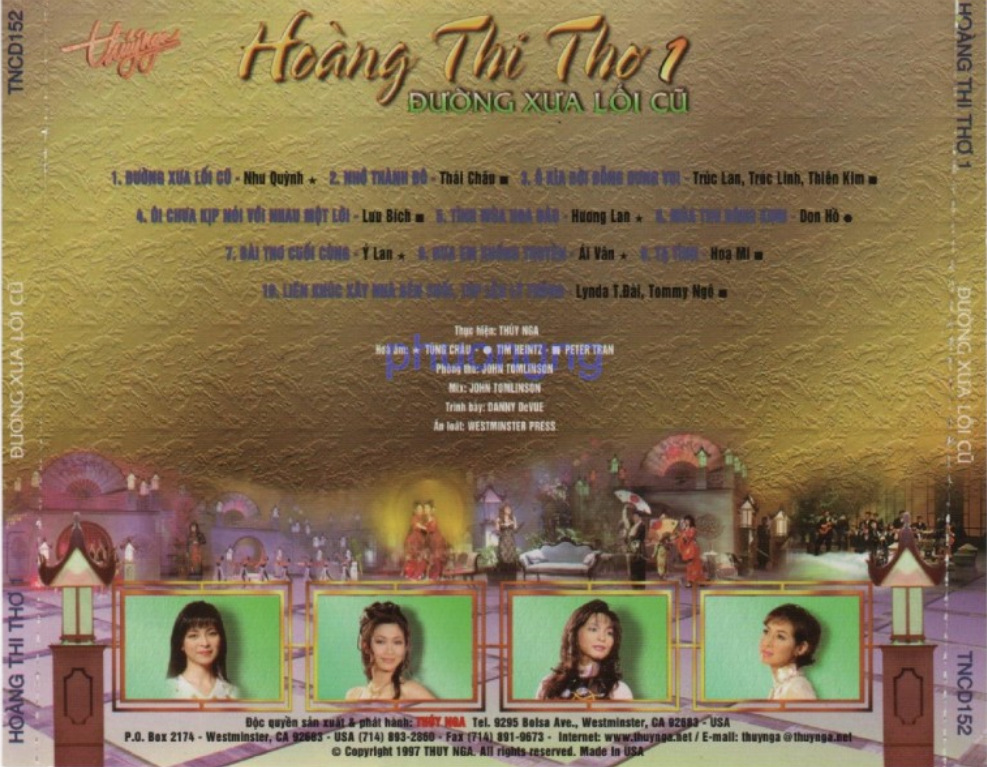 Thúy Nga CD152 - Đường Xưa Lối Cũ