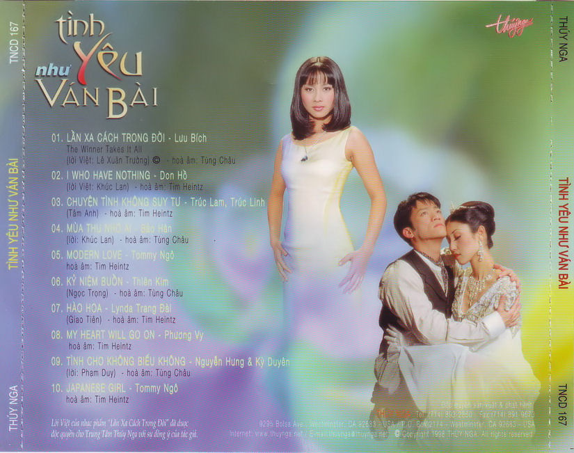 Thúy Nga CD167 - Tình Yêu Như Ván Bài