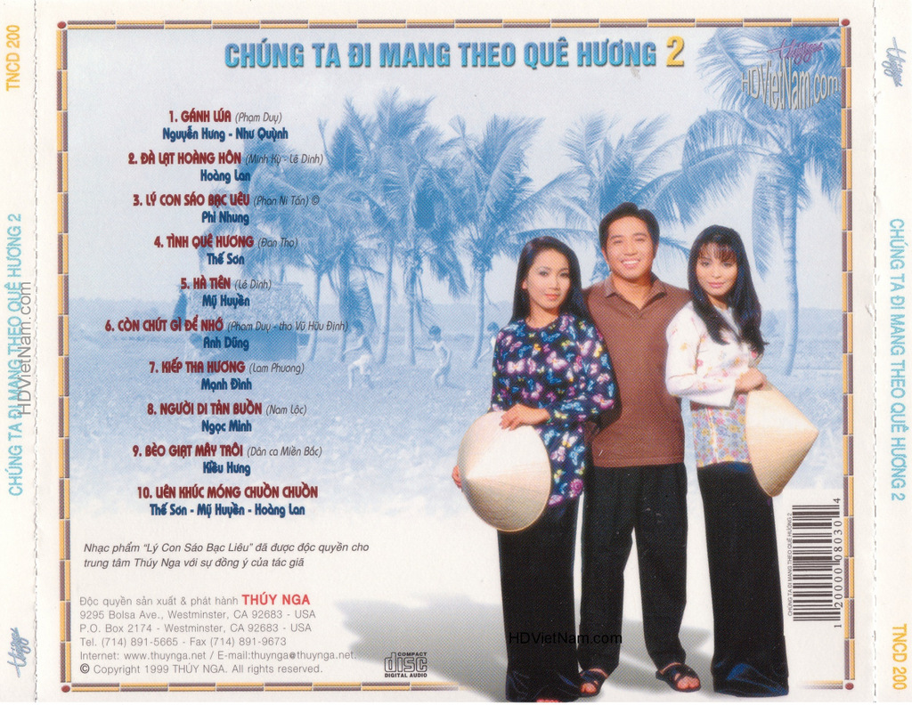 Thúy Nga CD200 - Chúng Ta Đi Mang Theo Quê Hương CD2