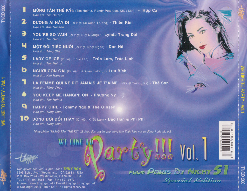 Thúy Nga CD206 - We Like To Party 1