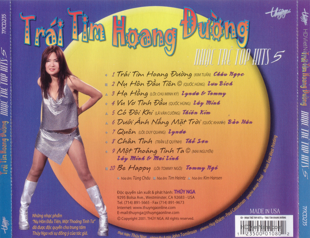 Thúy Nga CD235 - Trái Tim Hoang Đường