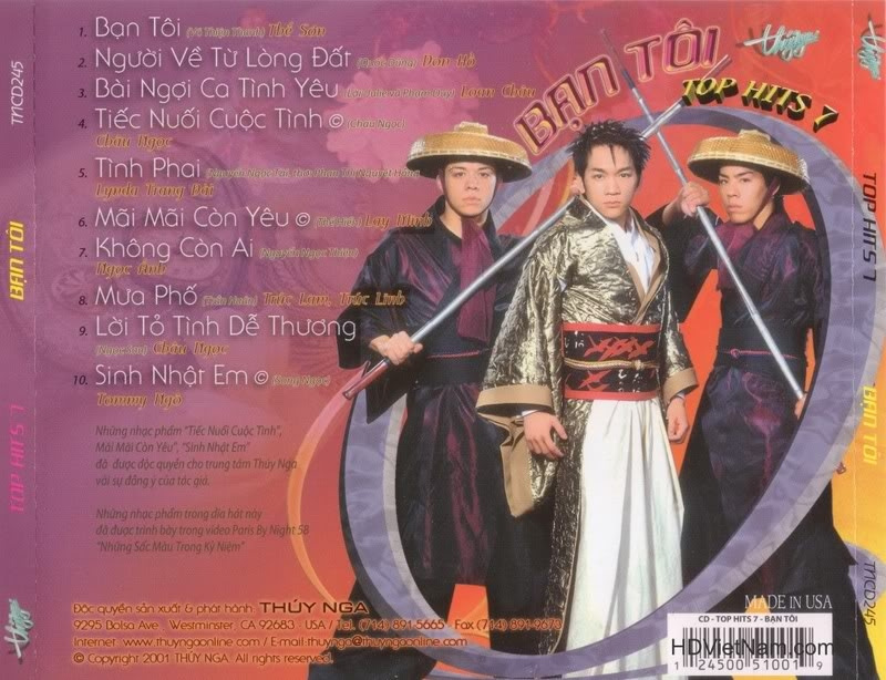 Thúy Nga CD245 - Bạn Tôi