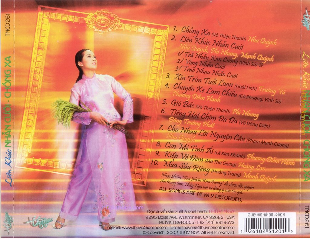 Thúy Nga CD261 - Liên Khúc Nhẫn Cưới, Chồng Xa