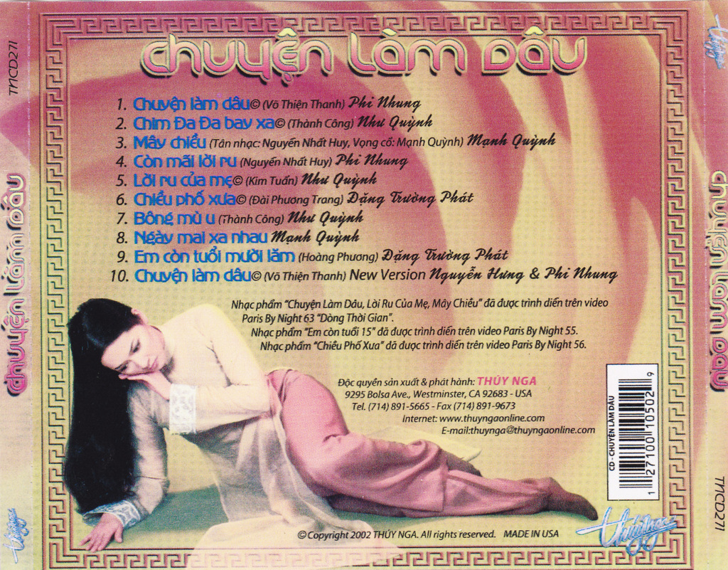 Thúy Nga CD271 - Chuyện Làm Dâu