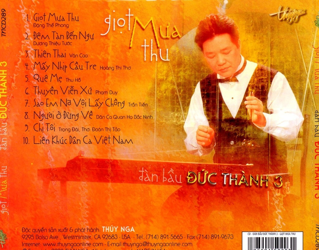 Thúy Nga CD289 - Giọt Mưa Thu