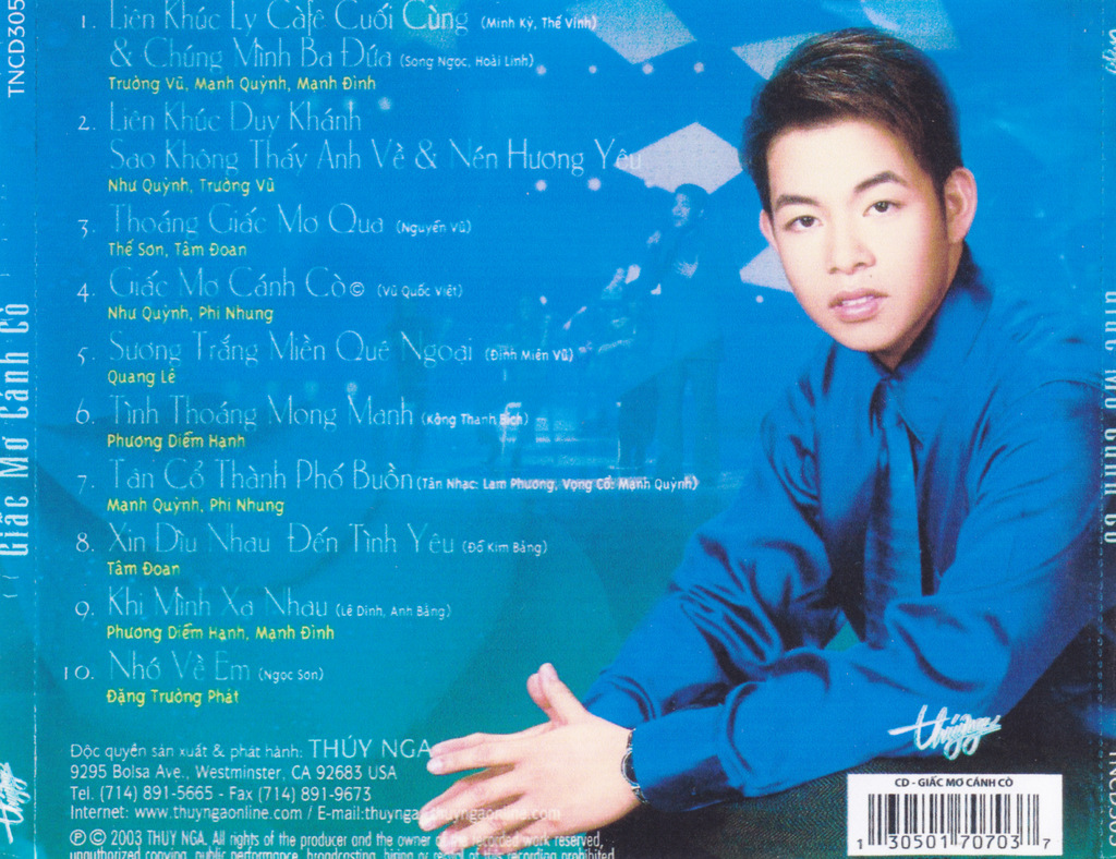 Thúy Nga CD305 - Giấc Mơ Cánh Cò