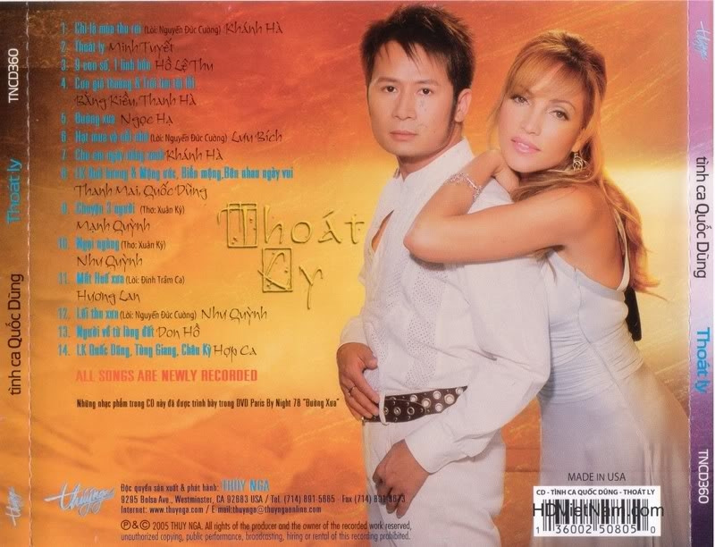Thúy Nga CD360 - Thoát Ly