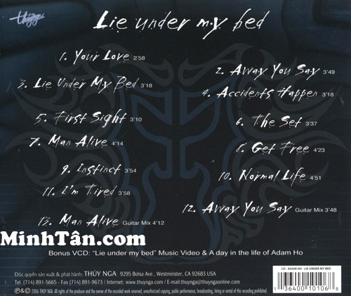 Thúy Nga CD364 - Lie Under My Bed