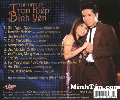 Thúy Nga CD366 - Trọn Kiếp Bình yên