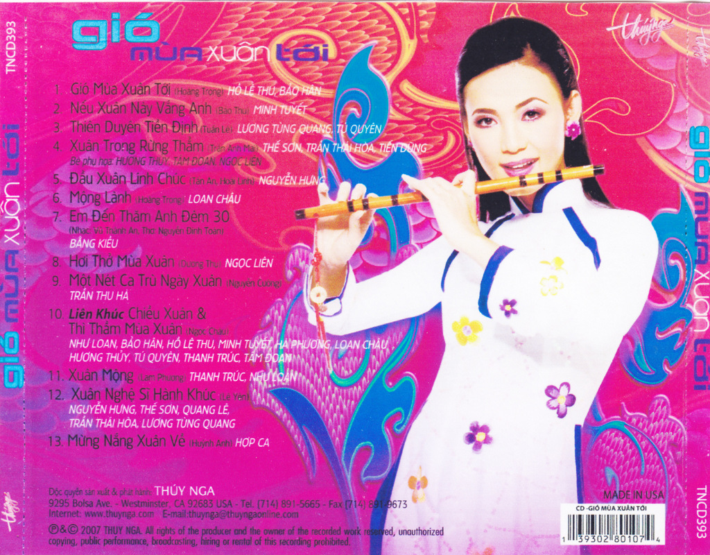 Thúy Nga CD393 - Gió Mùa Xuân Tới