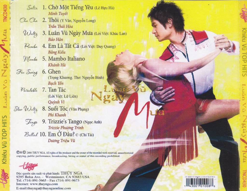 Thúy Nga CD430 - Luân Vũ Ngày Mưa
