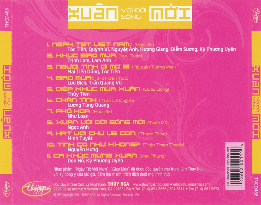 Thúy Nga CD486 - Xuân Với Đời Sống Mới
