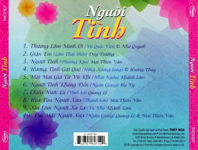 Thúy Nga CD507 - Người Tình